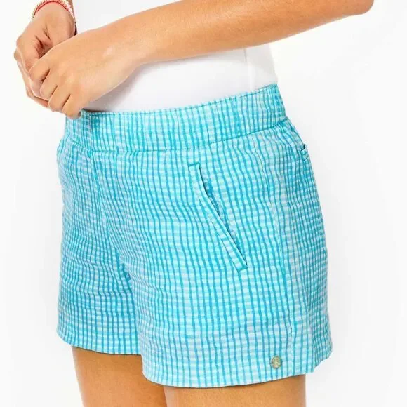 NWT Lilly Pulitzer 4" Lilo Linen Short -size Large - Picture 4 of 7